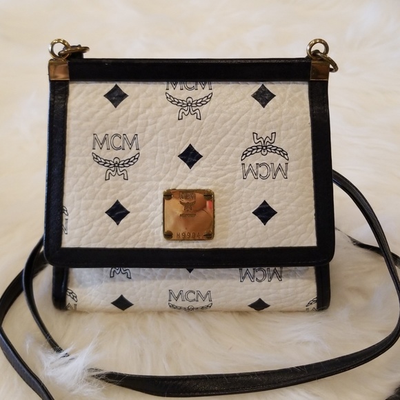 MCM Handbags - *RARE* Vintage MCM Visetos Small Crossbody Bag